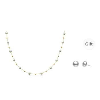 Luxury Beads Pearl Necklaces Women's