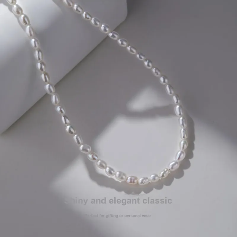 ME LUXE Pearl Necklace Classic And Versatile Fashion Innovative Women's-3