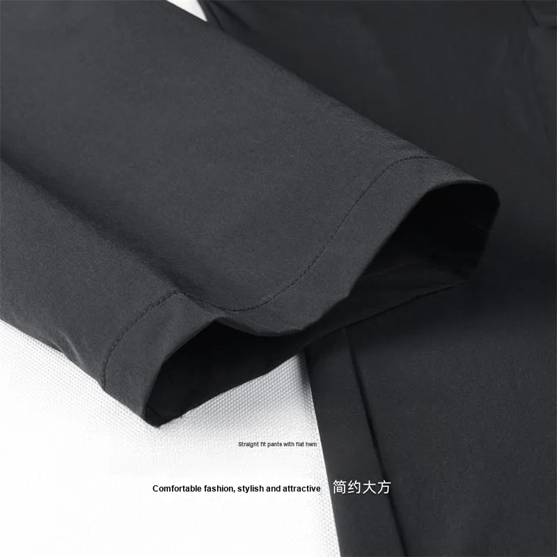 FAIRWHALE Casual Pants Men's Black-2