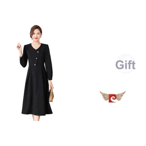 PIERRE CARDIN Длинное платье с длинными рукавами женское