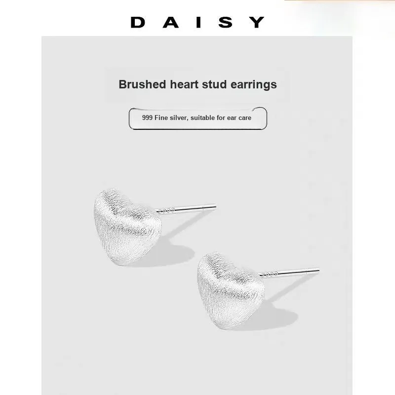 Daisy Dream Full Sterling Silver Stud Earrings Women's-4