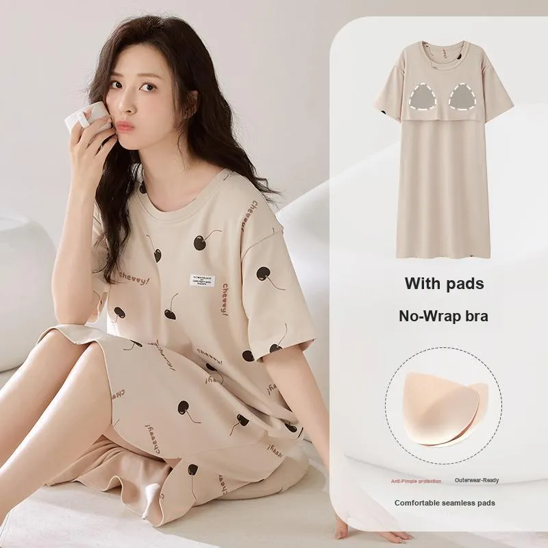 XIA.WA.ZHI.XIU Nightgown Women's Gift Box Set-1