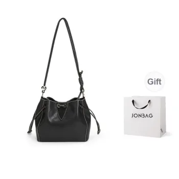 JONBAG Split Cow Leather Shoulder Bag Regular Women's Multicolor