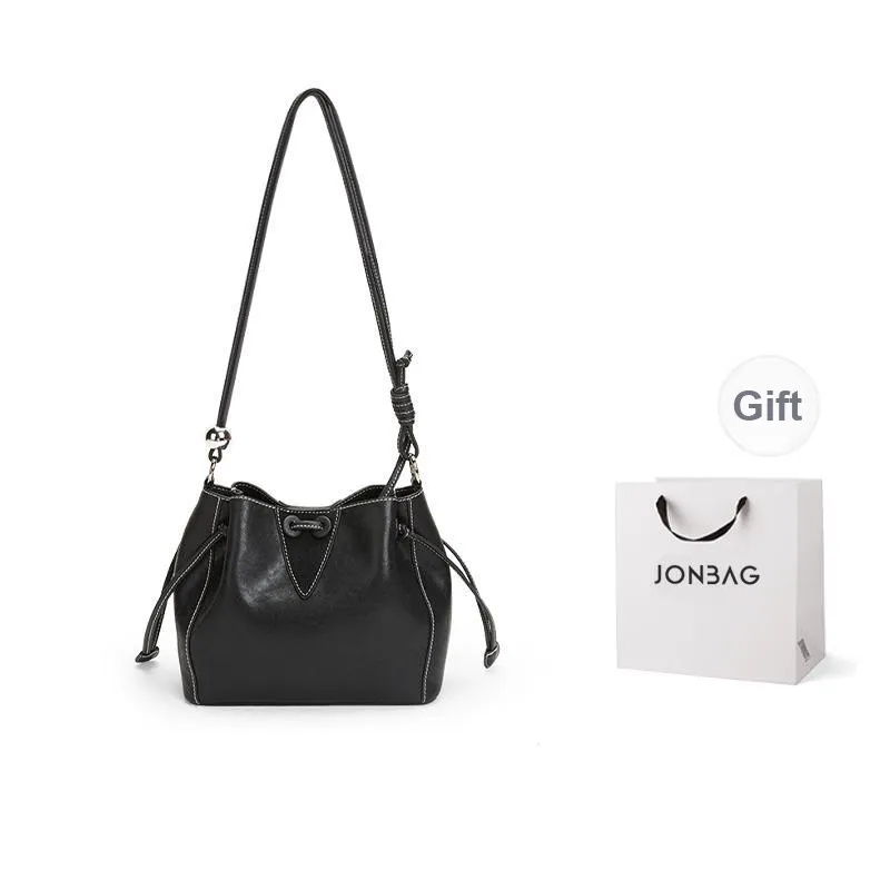 JONBAG Split Cow Leather Shoulder Bag Regular Women's Multicolor-0