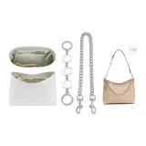 [Clothing Sets]DuPont Paper Liner+White Moon Extender Chain+Decorative Chain