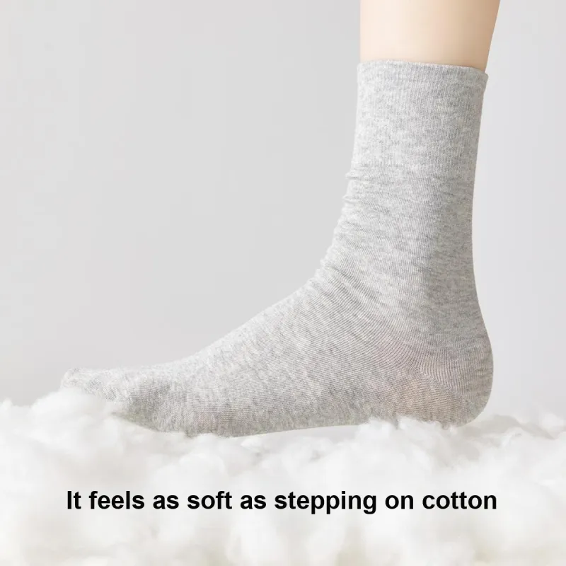 Temooues Unisex Mid Calf Socks-2