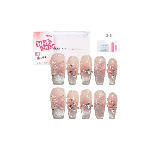 Yun Yue Joe Нефритовая Бабочка Розовый Pure Desire Градиентный Роскошь Съемный Мягкий 3D-эффект Средний LADDER 25мм