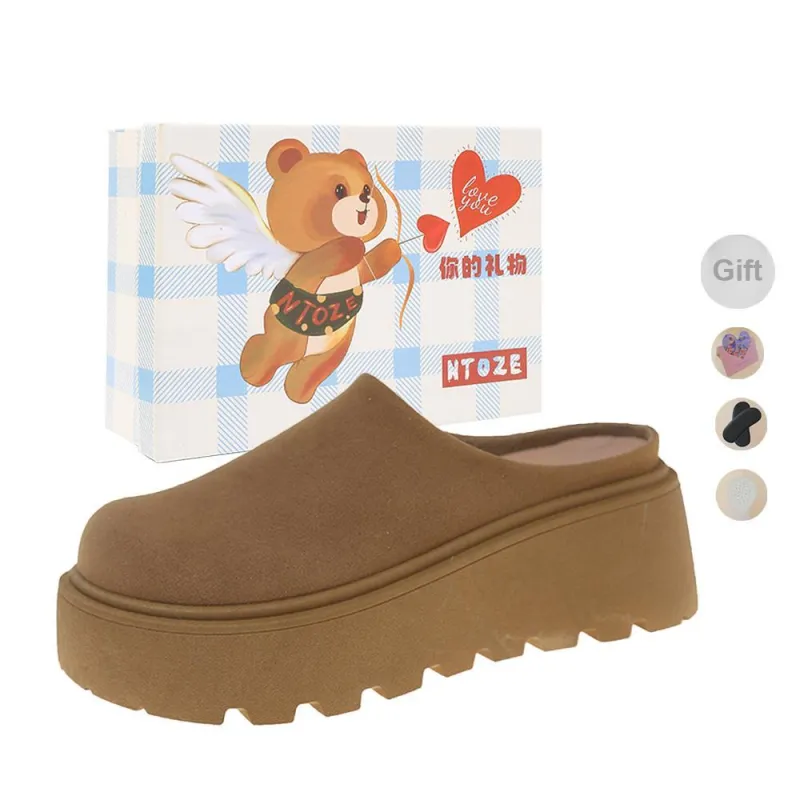 NTOZE Abrasion Resistant Closed Toe Slippers Women's-9
