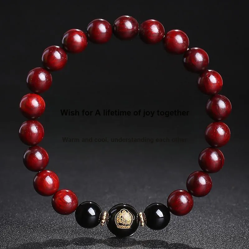 MUSHENGYUAN Rosewood Bracelets Unisex-3