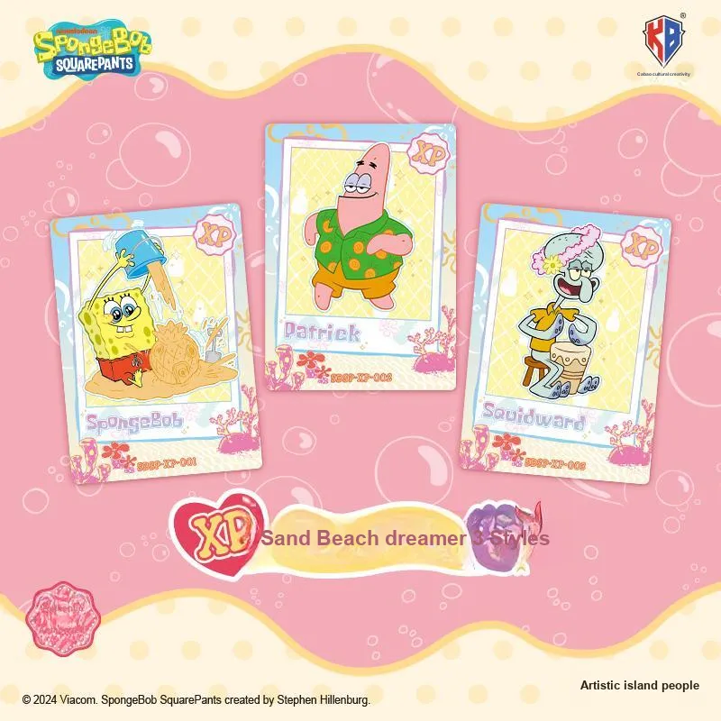Kabao Cultural Creation SpongeBob Mysterious Box V10 IP/Anime Cards 18 Packs/box-2