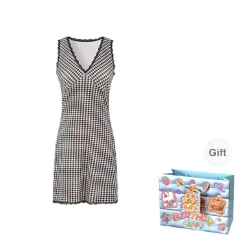 WOWI KCKS Sleeveless Dress Women's Plaid
