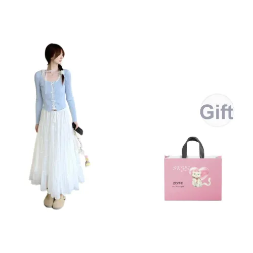 SKYA Комплект с юбкой Женские Светло-Синий