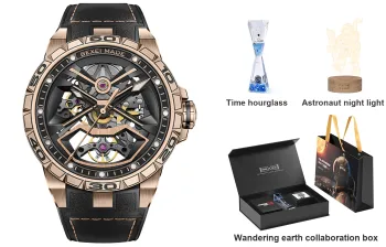 BEXEI Men Fire stone Watch