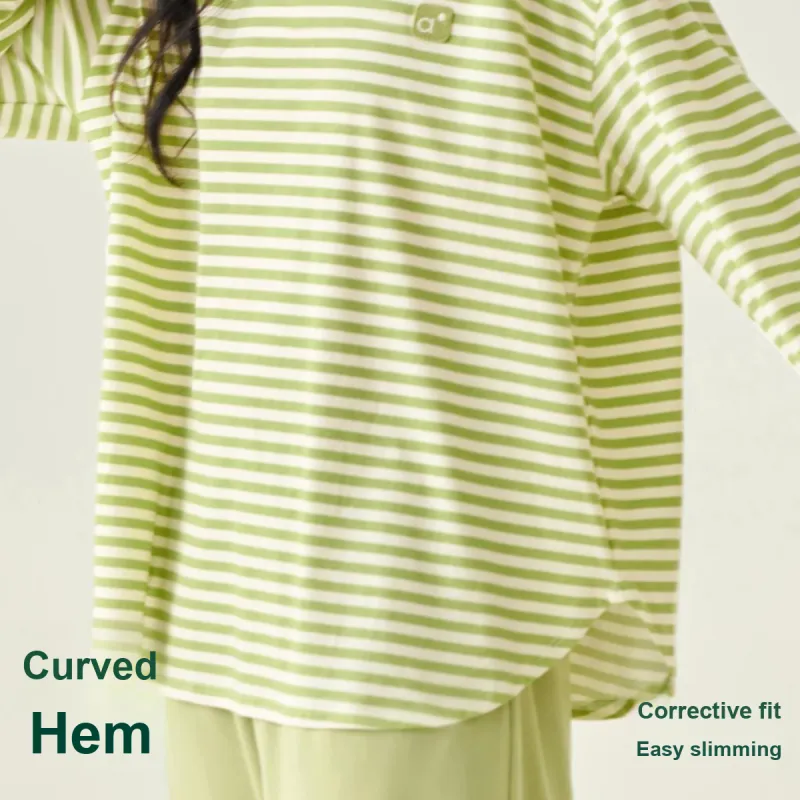 Aannsfam Pajama Set Women's Willow Green-1
