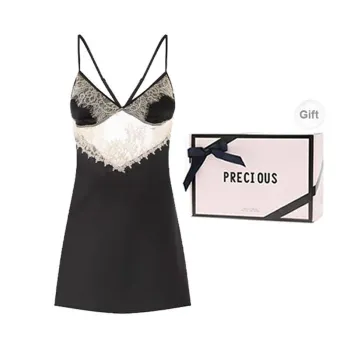 OEING Nightgown Women's Box Black