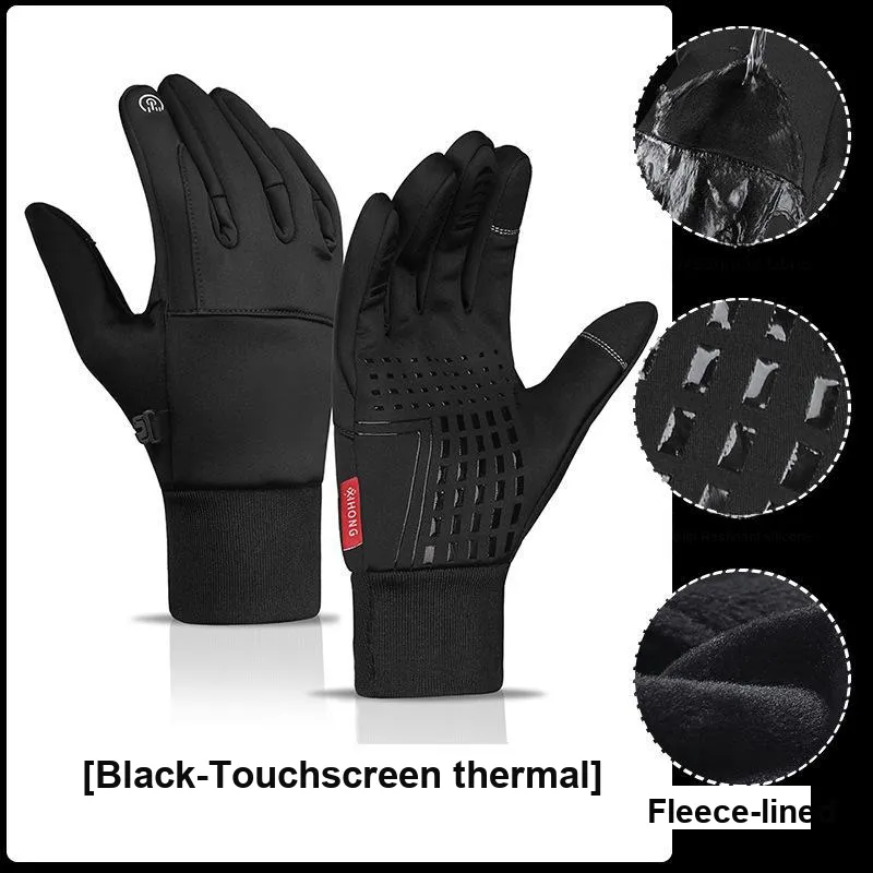Yamaichi Maru Brocade Silicone Knit Gloves Unisex-1