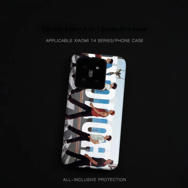 Keshami PC Material Fully Enclosed Impact Resistant Matte Walking Phone Cases Compatibility  Xiaomi 15 Pro/14 Pro-5