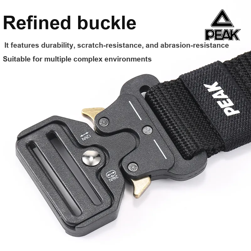 PEAK Polyester Sports Belts Unisex 3.8cm-5