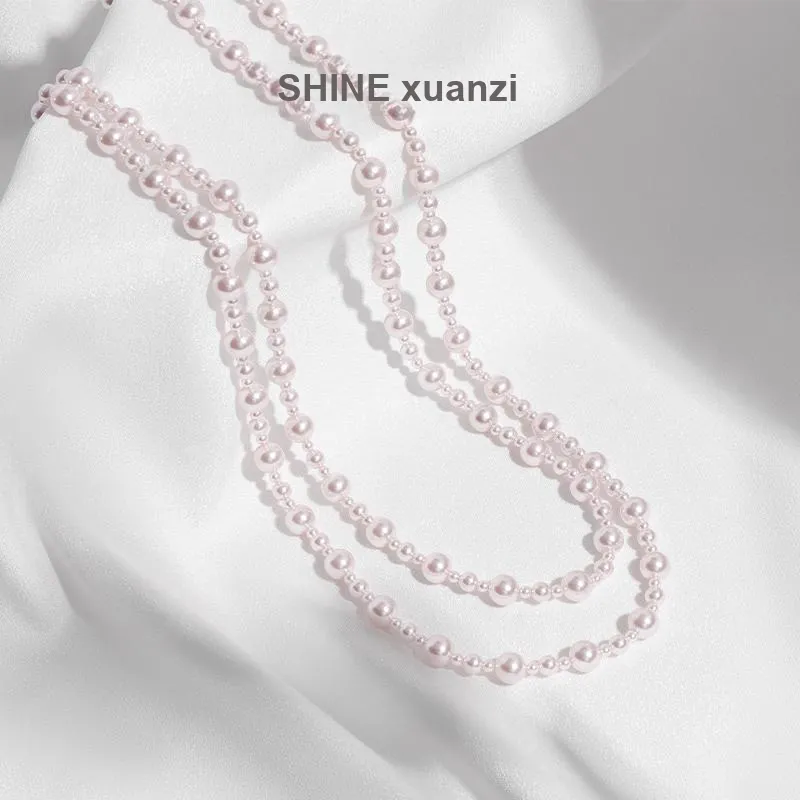 SHINE Manta Rose Collection Synthetic Pearl Necklaces Women's-5