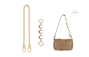 Lan Bao Fan Metal Extender Chain Sub-Decoration Chain Unisex Gold-Tone