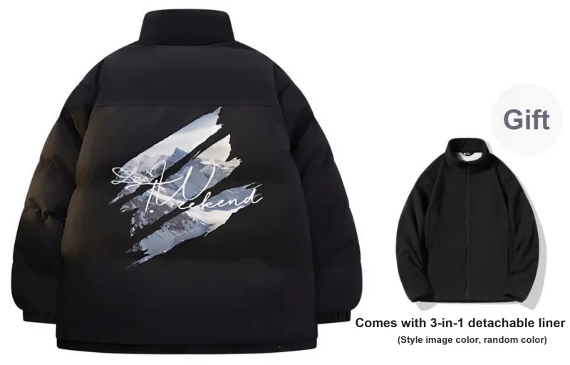 LA'T.WEEKEND Puffer Jacket Unisex-33