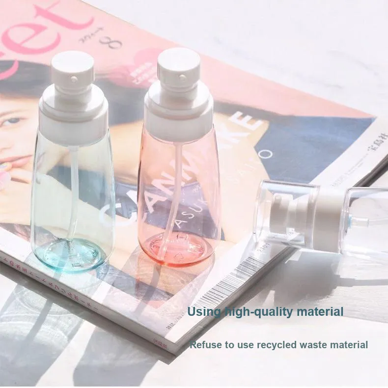JIAOXUEFEI 100ML Travel Portable Empty Bottle Lotion Foundation And Toner Sample Compress-3