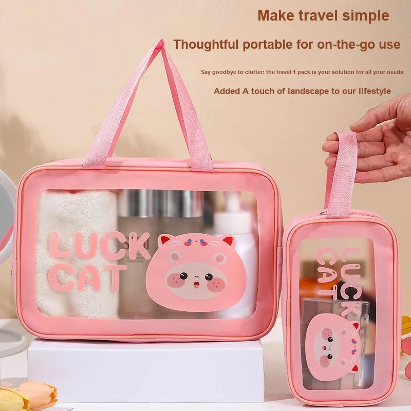 Gentle Welcome Wet/Dry Separation Portable Travel Large Capacity Waterproof Bag Cosmetics Storage Bag-14