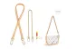 [Smaller Bag Modified Set]Cow Leather Underarm Shoulder Strap+Decorative Chain+Modified Buckle