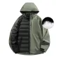 Brown Green-Down Jacket Liner (Duck Down)