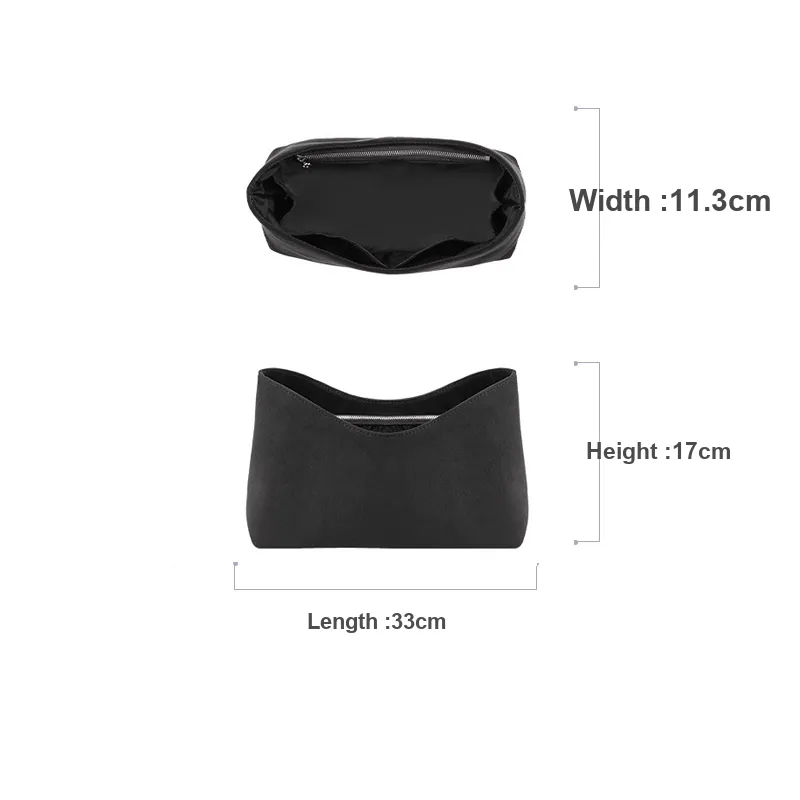 Luxury Care Artisan Workshop Original Suede Fleece Anti Deformation Bag Support Bag Accessory Bag Insert Women's Black-2