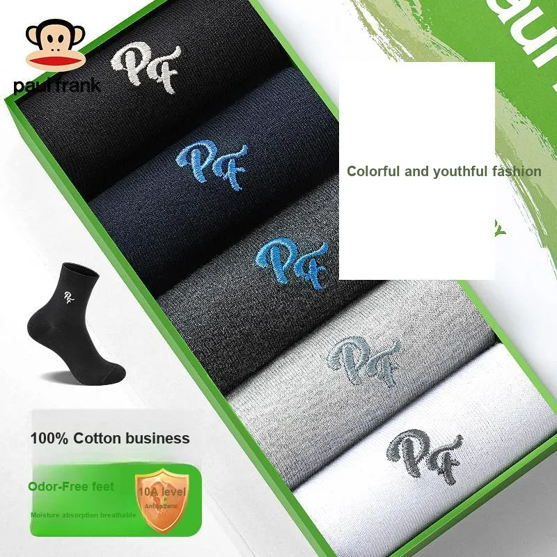 PAUL FRANK Mid Calf Socks Men's Box 5 Pack-35