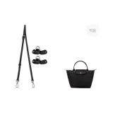 블랙에 실버 버클, 95-124cm [슬림] 조절 가능 세트 [Newly 업그레이드 · 더 안전함]