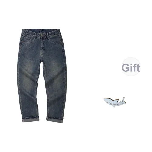 DABAISHA Джинсы Мужские Светло-Синие