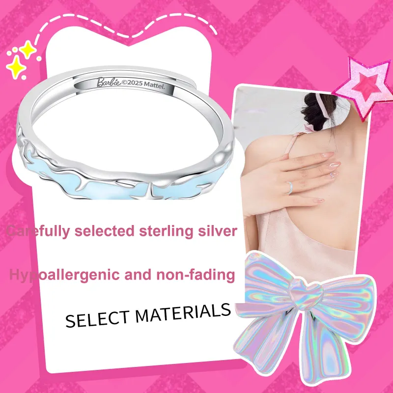 Barbie Synthetic Cubic Zirconia Rings Unisex-1