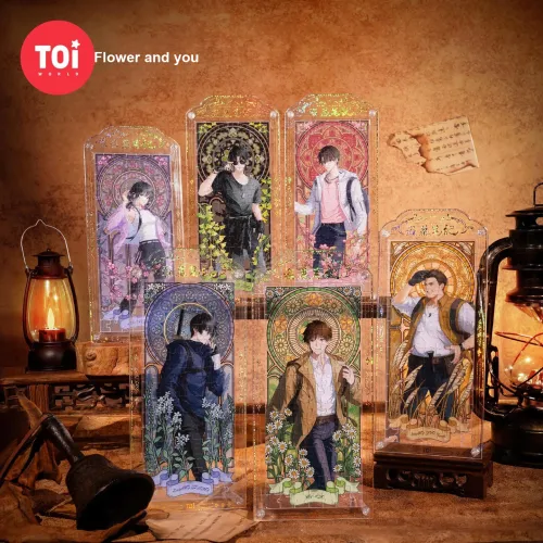 TOI Потерянная гробница Пазл Акрил SCREEN Дверь Сувениры и украшения Цветы И ВЫ Слепые коробки