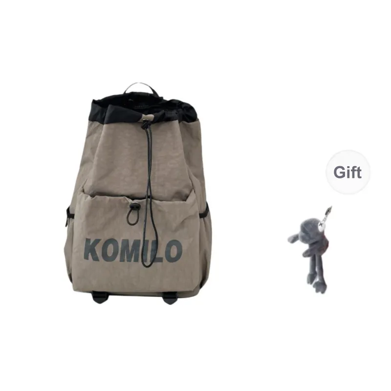 BRABOSTON Nylon Backpack Unisex Gray/Black/Khaki/Coffee-0