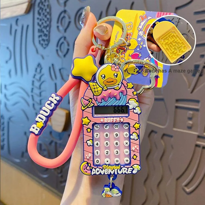 Baimao PVC+ Hardware Keychains Unisex-1