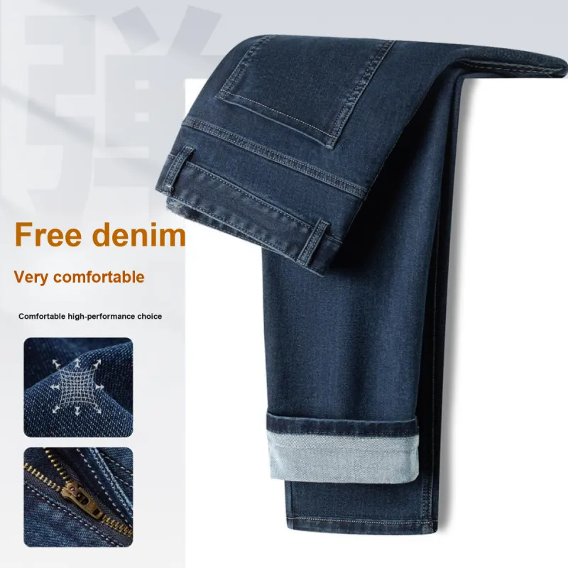 Red bean Jeans Men-11