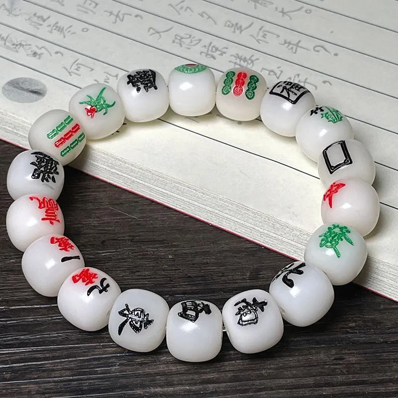 Is Here White Jade Bodhi Bracelets Unisex-1
