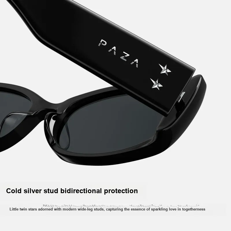 PARZIN Plate Frame Square Sunglasses Unisex-1