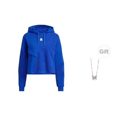 Adidas Neo Sweatshirts Women's Blue Includes Necklaces