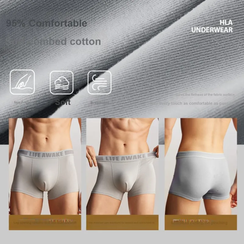 HLA Underpants Men's 3 Pack Gift Box Set-3