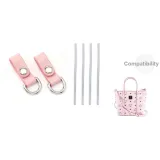 Pink Silver Abrasion-Resistant Buckle