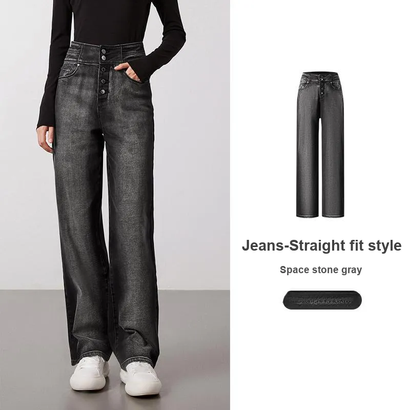 NAVIGARE Jeans Women's Space Stone Gray-1