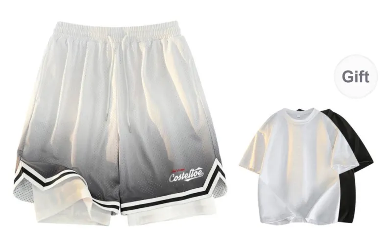 PAUL COSTELLOE Basketball Shorts Unisex-17
