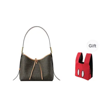 FION Artificial Leather Shoulder Bag, Crossbody Bag Regular Women's Coffee/Tea Brown