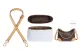 (LV Croissant Bag) White Dupioni Liner+Beeswax 1.8cm Width Adjustable Shoulder Strap 90-120cm