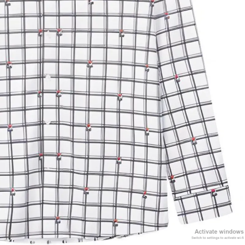 FILA MIHARA YASUHIRO Collaboration Collection Shirt Men's White Plaid-3