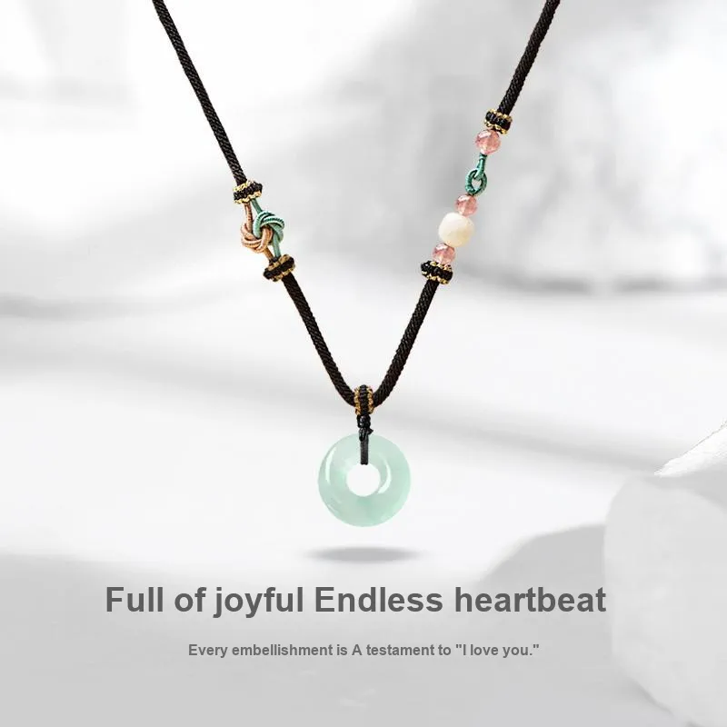 JUICY GRAPE African Emerald Necklaces Unisex-1