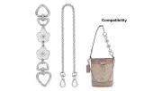 [Silver]Cherry Blossom Extender Chain 16cm+Decorative Chain